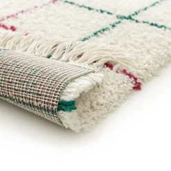 Online Drawer MOKA Tapis à motif quadrillage coloré