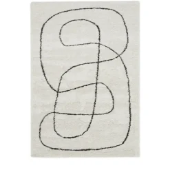 Discount Drawer MONA Tapis contemporain à motif organique