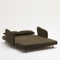 New Drawer MONICA Canapé convertible 2 places en tissu chenille L140cm
