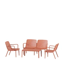 Discount Drawer MORO Salon de jardin 4 places en résine