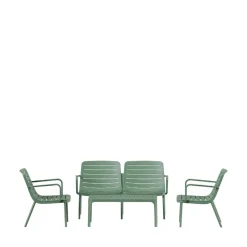 Discount Drawer MORO Salon de jardin 4 places en résine