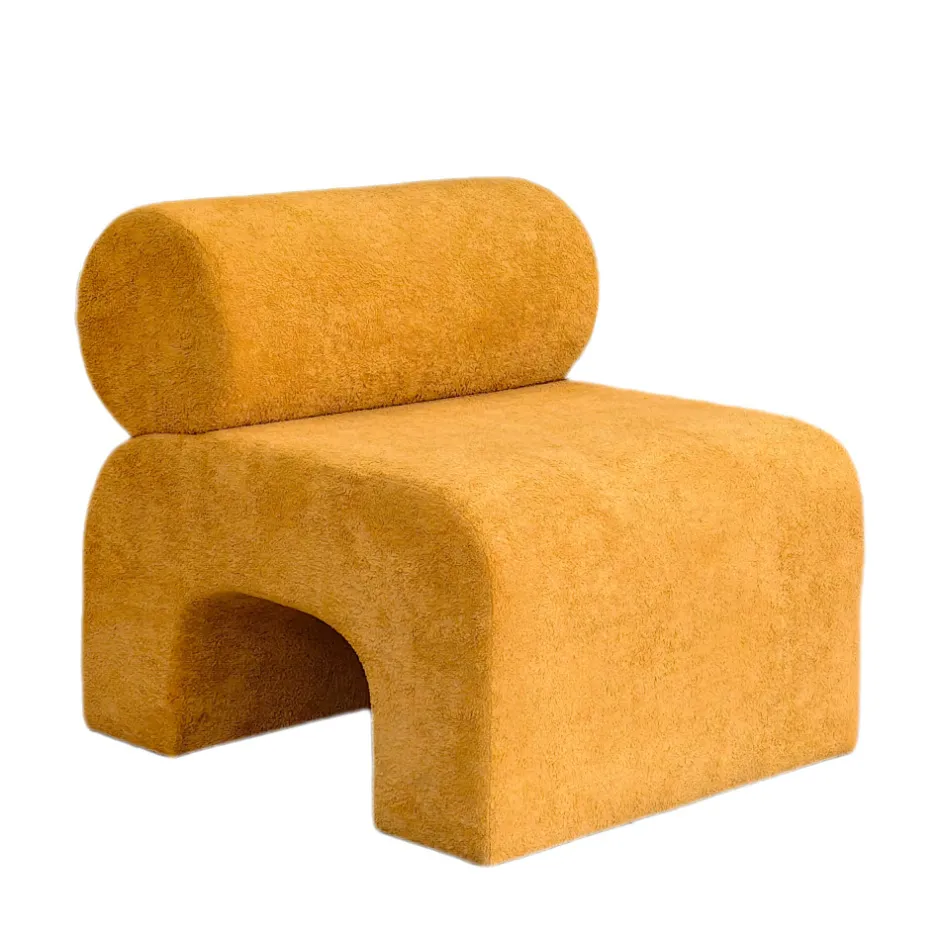 New Drawer MOUR Fauteuil en tissu doux