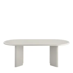 New House Nordic NAGANO Table à manger 10 personnes ovale en bois
