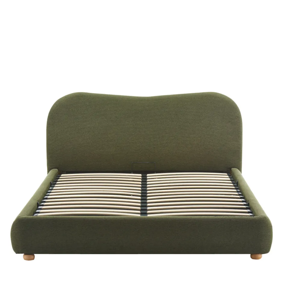 Hot Drawer NAPO Lit coffre en tissu 160x200cm