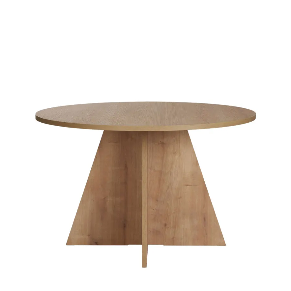 Hot Drawer NARO Table à manger 4 personnes ronde en bois