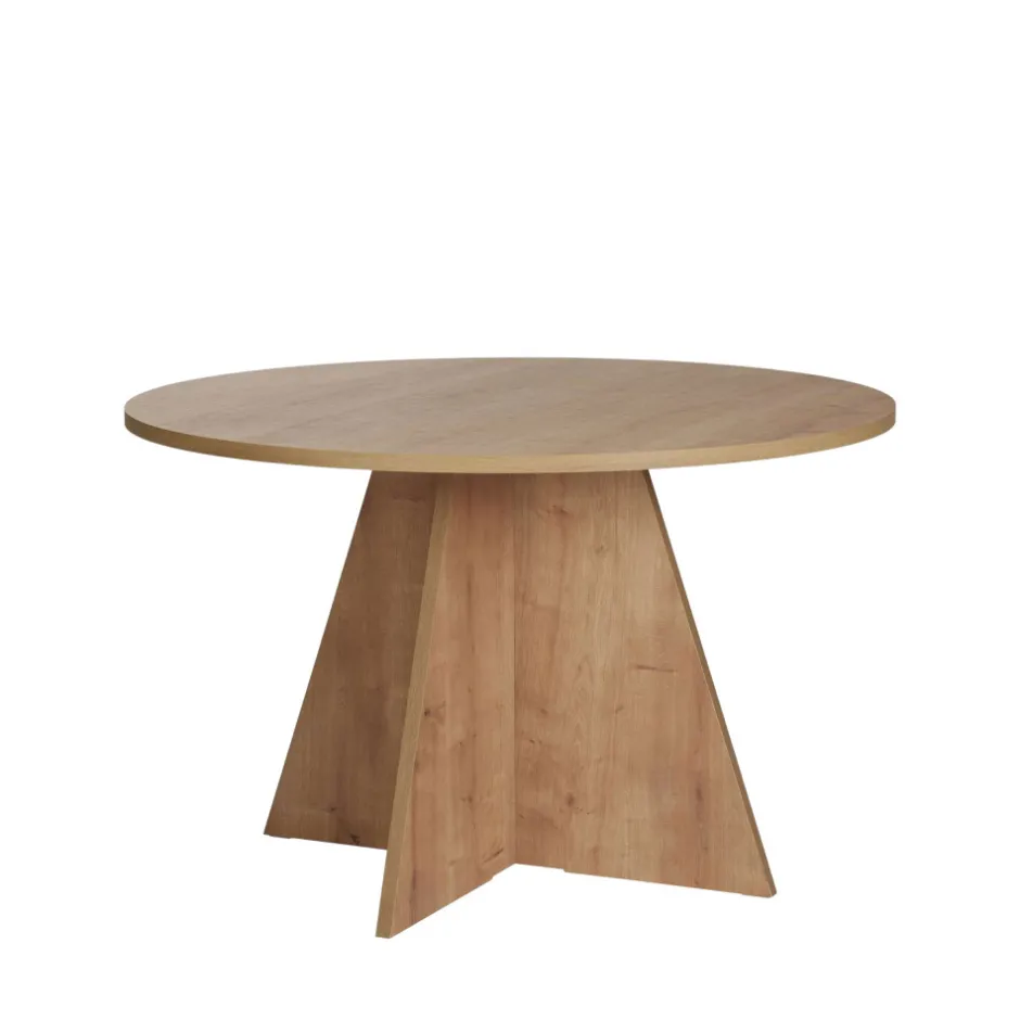 Hot Drawer NARO Table à manger 4 personnes ronde en bois