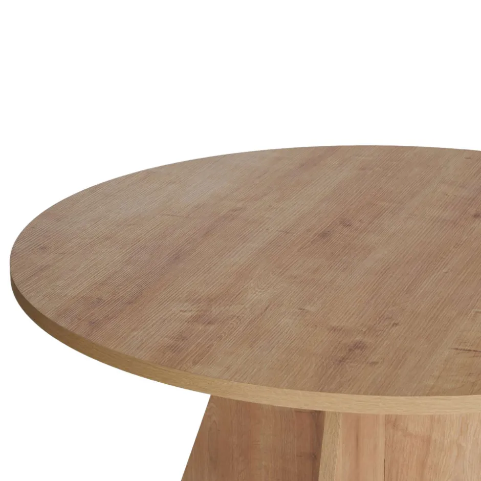 Hot Drawer NARO Table à manger 4 personnes ronde en bois