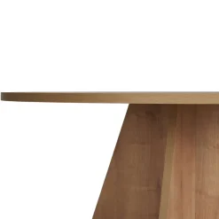 Hot Drawer NARO Table à manger 4 personnes ronde en bois