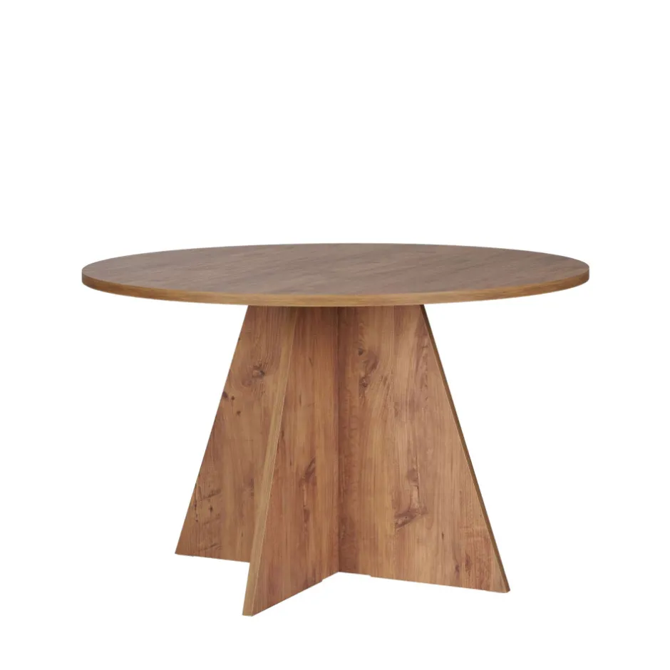 Hot Drawer NARO Table à manger 4 personnes ronde en bois