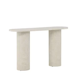 Clearance Venture Home NARVIK Console ovale effet marbre L130cm