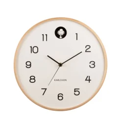 Best Karlsson NATURAL CUCKOO Horloge murale ronde ø31,5cm