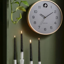 Best Karlsson NATURAL CUCKOO Horloge murale ronde ø31,5cm