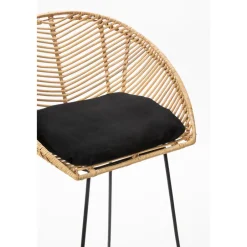 Hot Drawer NAULU Tabouret de bar en rotin 76cm