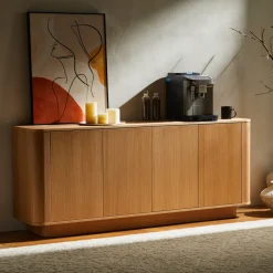 Best Drawer NAVAN Buffet 4 portes en bois L180cm