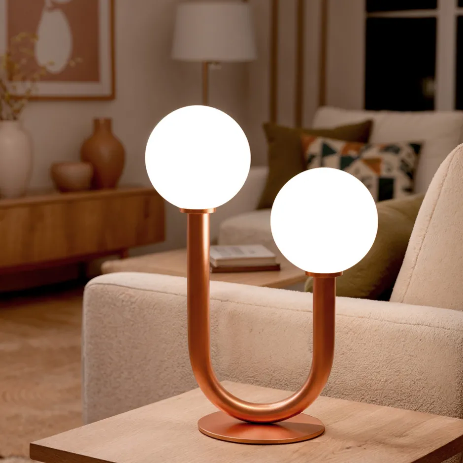 Clearance Drawer NEA Lampe à poser en métal et verre