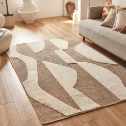 Hot Drawer NEON Tapis bohème à motif géométrique