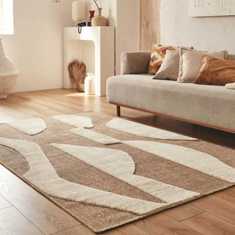 Hot Drawer NEON Tapis bohème à motif géométrique