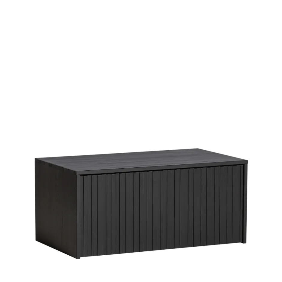 New Woood NEW GRAVURE Banc d'entrée avec rangement en bois L88cm