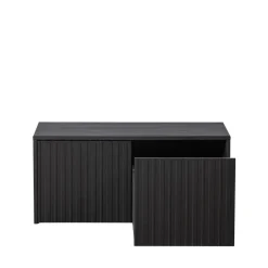 New Woood NEW GRAVURE Banc d'entrée avec rangement en bois L88cm