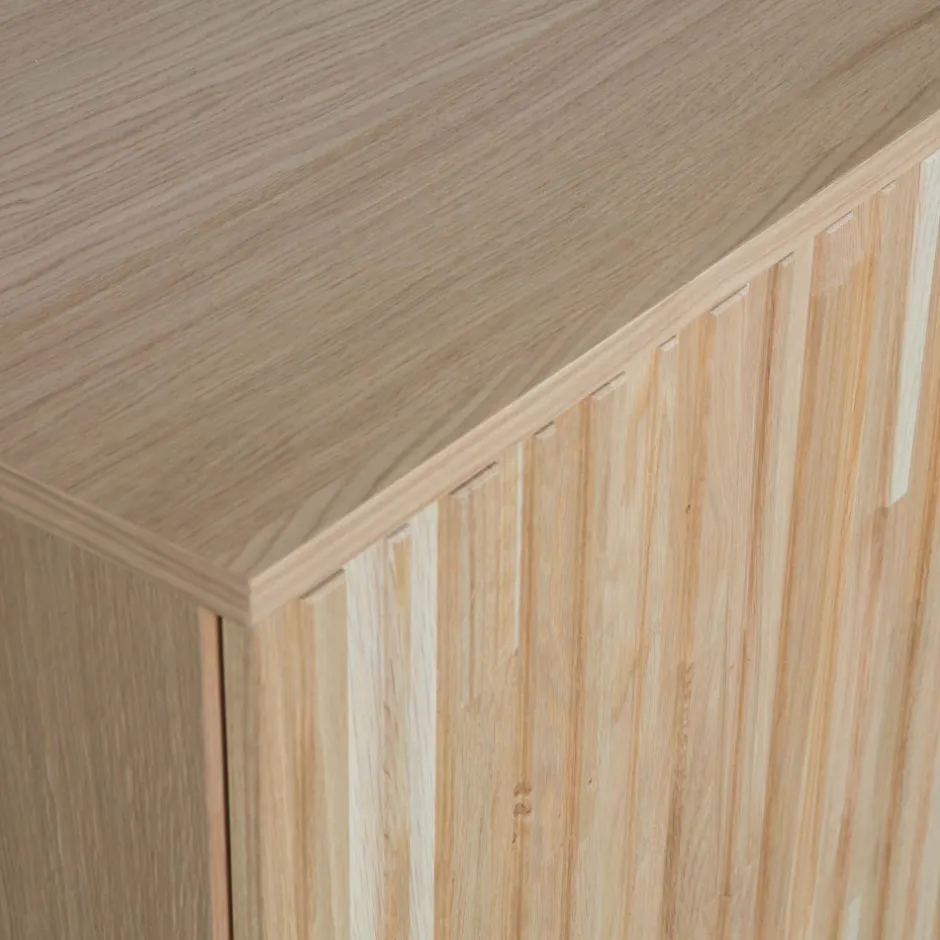 Online Woood NEW GRAVURE Buffet 4 portes en bois L200cm