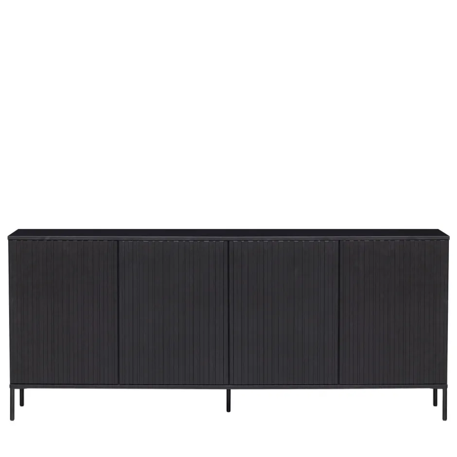 Online Woood NEW GRAVURE Buffet 4 portes en bois L200cm