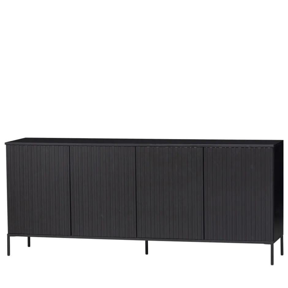 Online Woood NEW GRAVURE Buffet 4 portes en bois L200cm