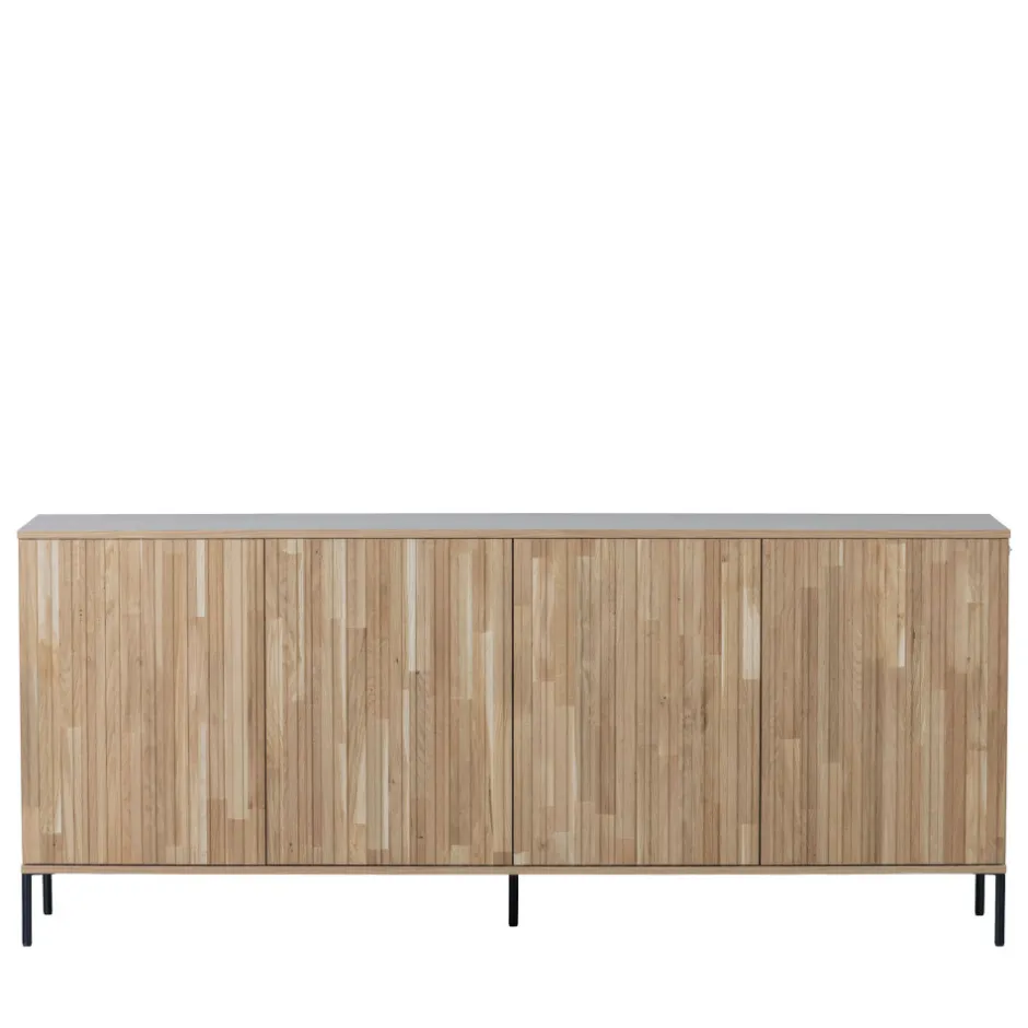 Online Woood NEW GRAVURE Buffet 4 portes en bois L200cm