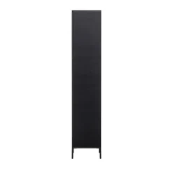 Clearance Woood NEW GRAVURE Colonne de rangement en bois 2 portes 1 tiroir H210cm