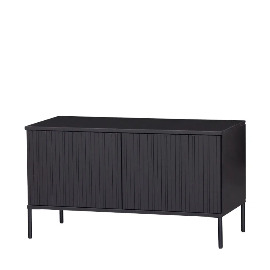 Woood NEW GRAVURE Meuble TV 2 portes en bois L100cm