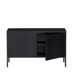 Woood NEW GRAVURE Meuble TV 2 portes en bois L100cm