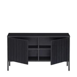 Woood NEW GRAVURE Meuble TV 2 portes en bois L100cm
