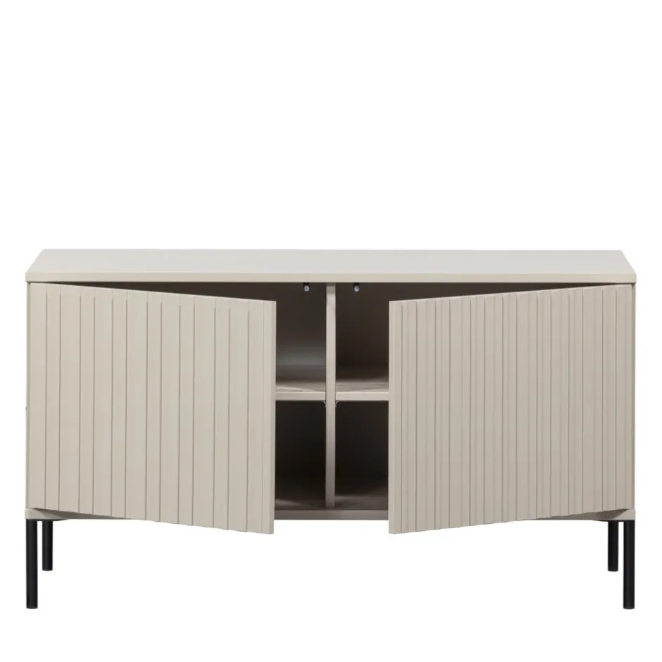 Woood NEW GRAVURE Meuble TV 2 portes en bois L100cm