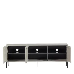 Clearance Woood NEW GRAVURE Meuble TV en bois L150cm