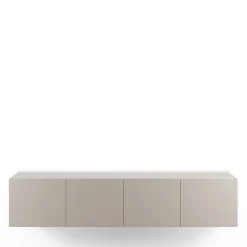 Discount No name NEXA Meuble TV suspendu 4 portes en bois L180cm