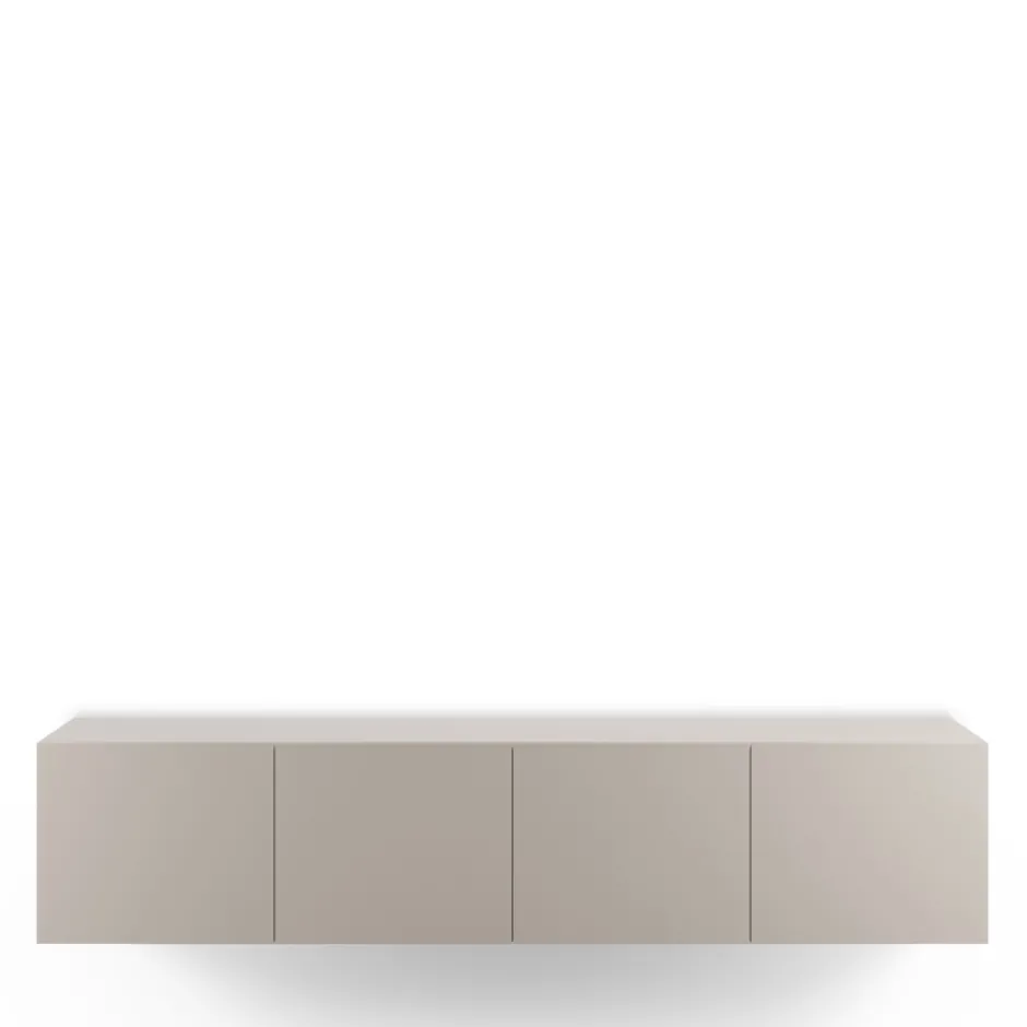 Discount No name NEXA Meuble TV suspendu 4 portes en bois L180cm