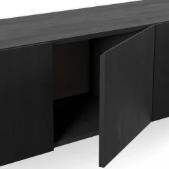 Discount No name NEXA Meuble TV suspendu 4 portes en bois L180cm