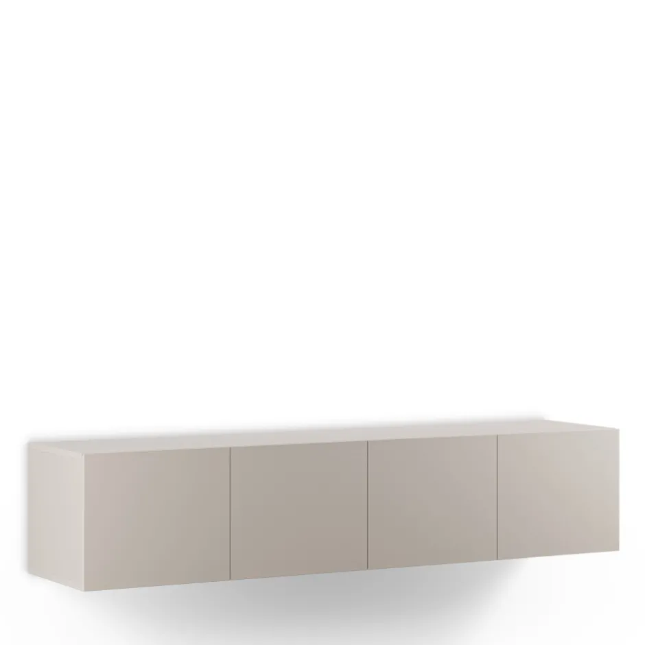 Discount No name NEXA Meuble TV suspendu 4 portes en bois L180cm