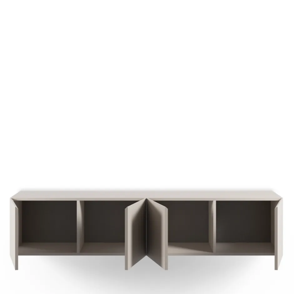Discount No name NEXA Meuble TV suspendu 4 portes en bois L180cm