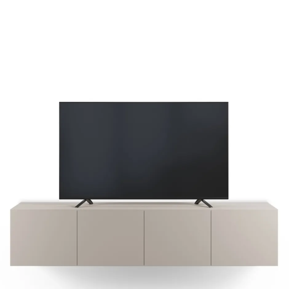 Discount No name NEXA Meuble TV suspendu 4 portes en bois L180cm
