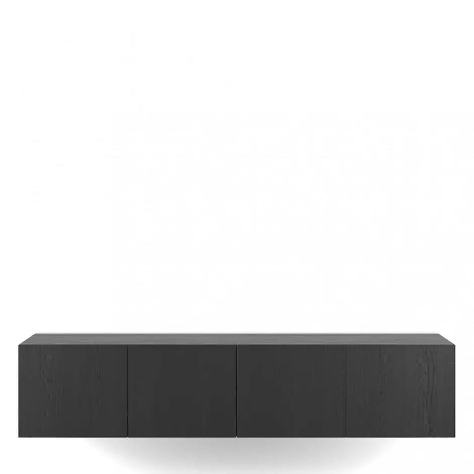 Discount No name NEXA Meuble TV suspendu 4 portes en bois L180cm