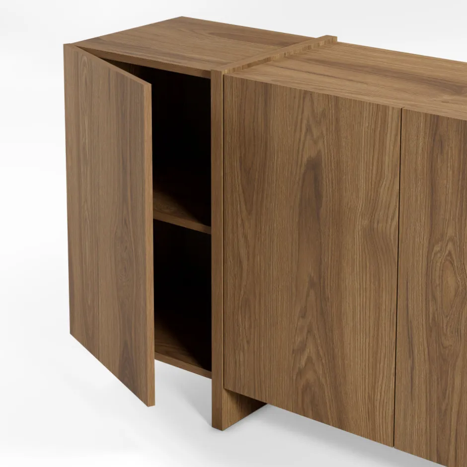 Hot Drawer NICOLE Buffet 4 portes en bois L180cm