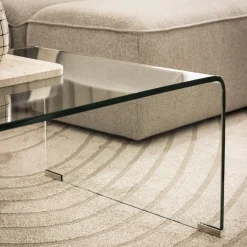 Sale Drawer NIDO Table basse en verre L110cm