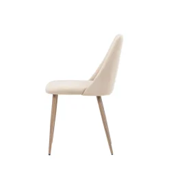 Outlet Venture Home NIGHT Lot de 2 chaises en velours et métal