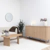 New House Nordic NIKKO Buffet 2 portes coulissantes en bois L140cm