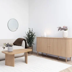 New House Nordic NIKKO Buffet 2 portes coulissantes en bois L140cm