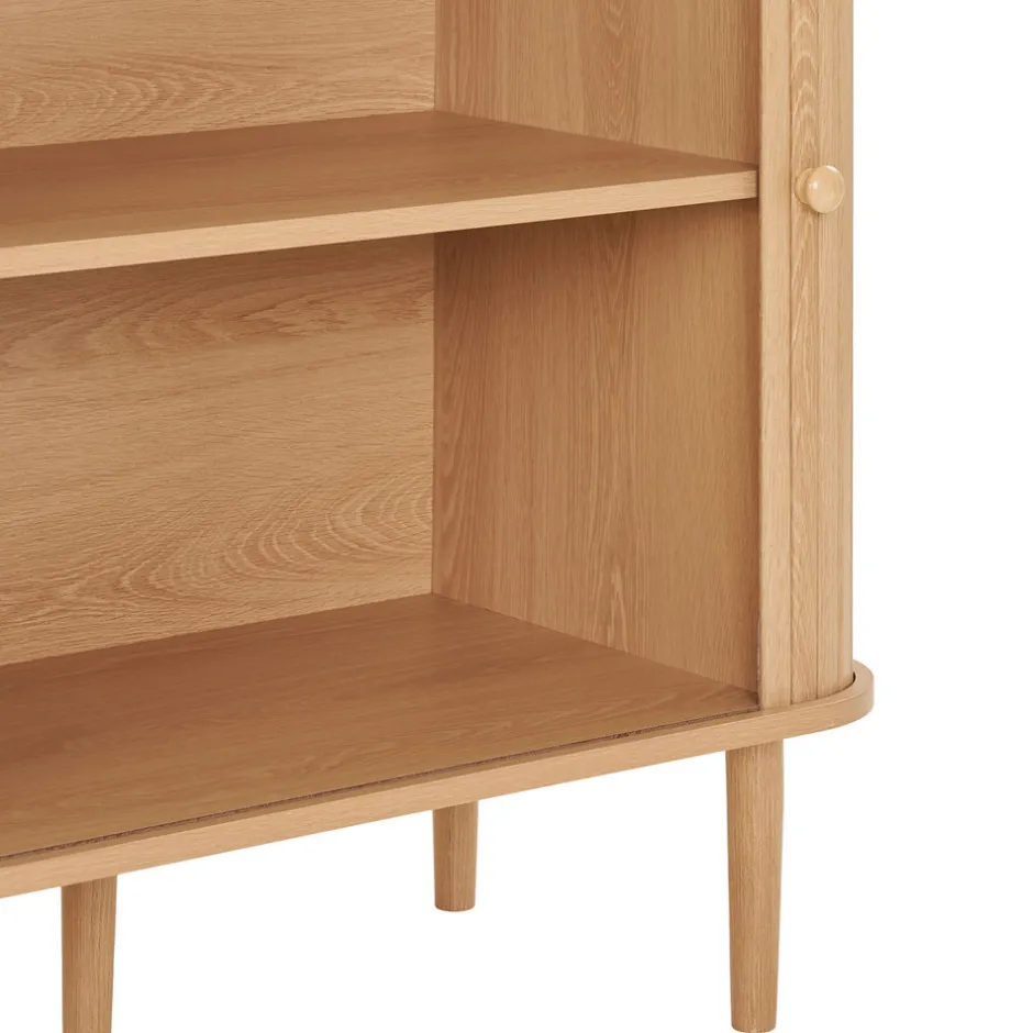 New House Nordic NIKKO Buffet 2 portes coulissantes en bois L140cm