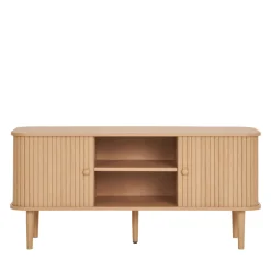 Outlet House Nordic NIKKO Meuble tv 2 portes coulissantes en bois L113cm