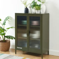 Discount Pantone NINO Buffet 2 portes en métal L75cm