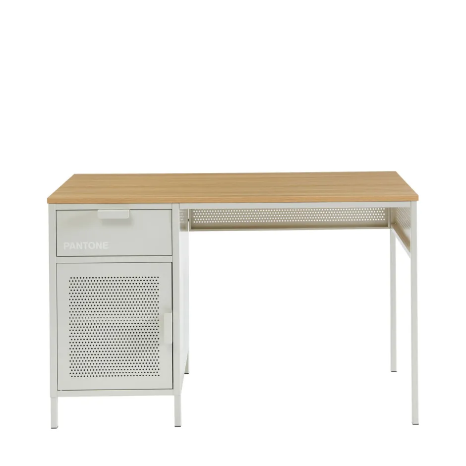 Discount Pantone NINO Bureau 1 porte 1 tiroir en métal L120cm