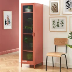 Discount Pantone NINO Colonne de rangement 1 porte en métal H180cm